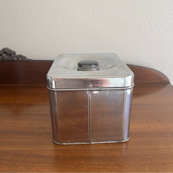 coffee-sugar-flour vintage crome canisters - Picture 7 of 16